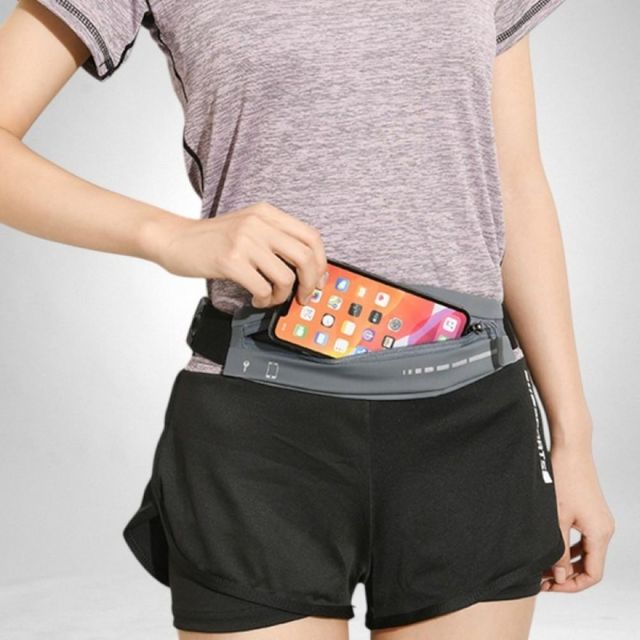 런닝 벨트 스포츠 가방 마라톤 허리 파우치 휴대폰 수납 플립벨트