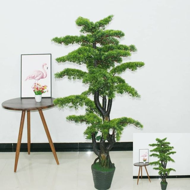 소나무 150cm 인조나무 화단만들기 카페조경 카페분위기 가짜식물