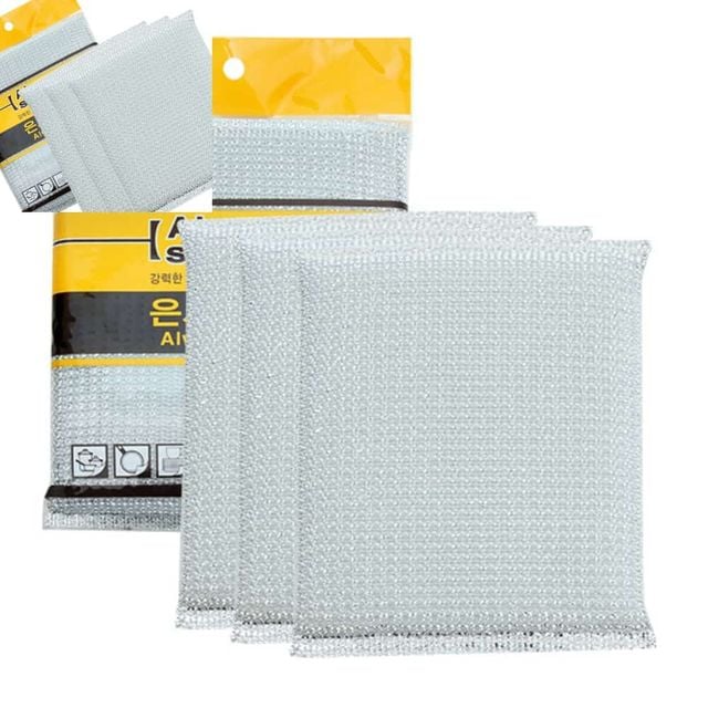 은사수세미 14x18cm 3P 냄비얼룩제거 주방청소수세미 화장실청소수세미 다용도수세미