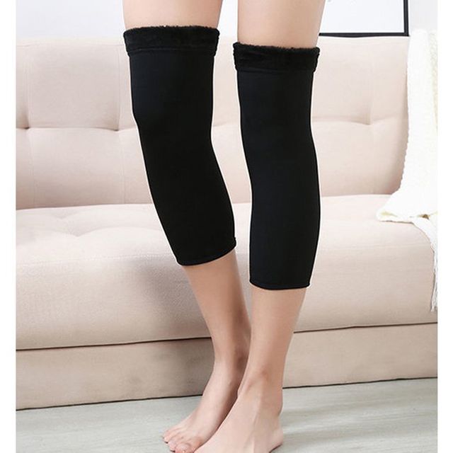 겨울 무릎 종아리 아대 1P 스판 융기모 보온 레그워머