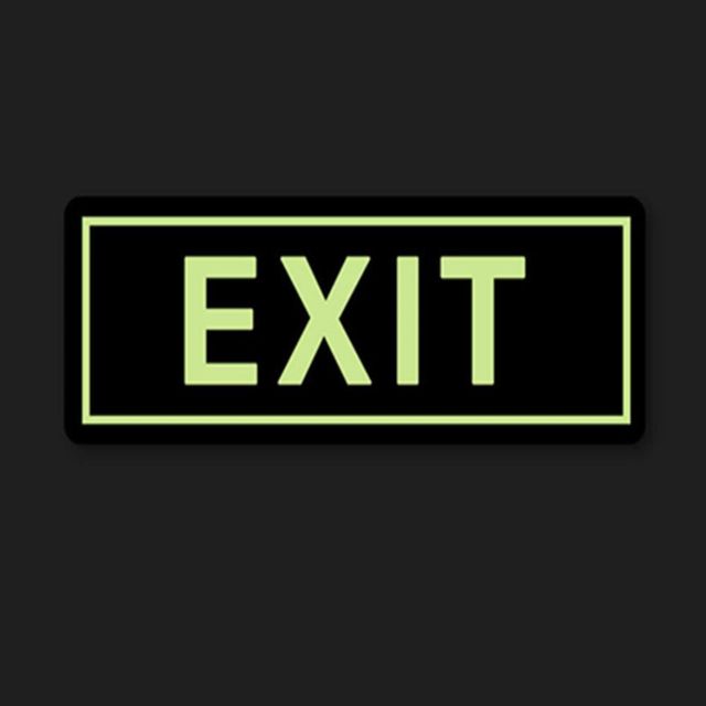 비상구 야광 판넬 피난안내도 EXIT 엑시트