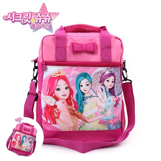 신발주머니 어린이실내화주머니 쥬쥬 홀릭 배낭형 보조가방