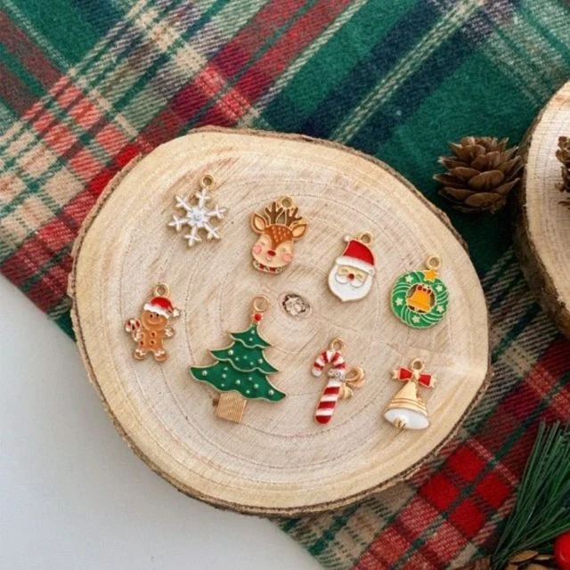 크리스마스 리본 포장 펜던트 악세사리 diy 부자재
