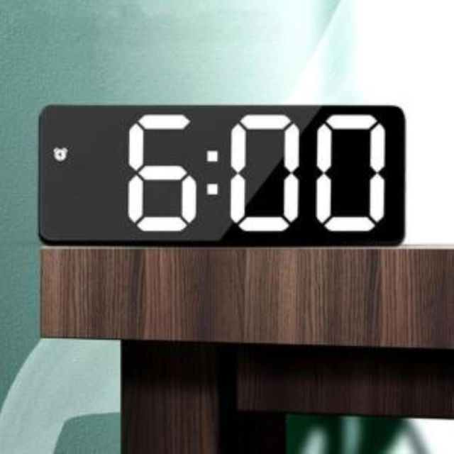 온도표시 탁상 스누즈 인테리어 달력 LED 알람시계