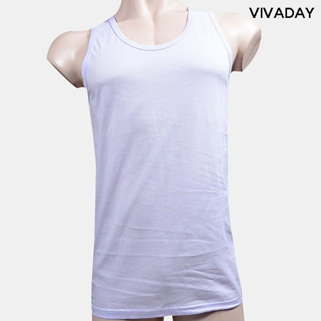 VIVADAY-AB59 고급순면100 무지 남성런닝 3매입