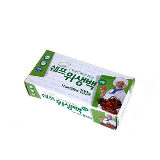 주방 위생봉투 17x25cm, 투명 비닐봉투 100매