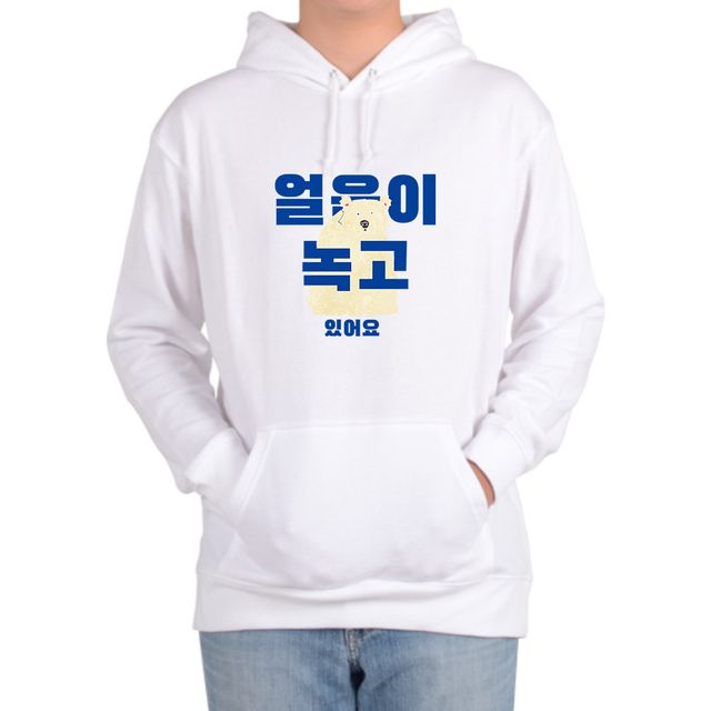 후드티 온난화 경고 환경변화 프린트티셔츠