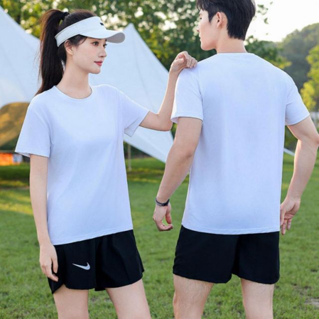 남여공용 에어핏 데일리 반팔티 라운드넥 기본 무지 티셔츠 남성 여성