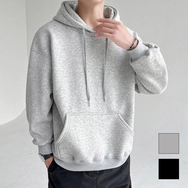 남녀공용 겨울 기모안감 데일리 꾸안꾸 긴팔 후드티