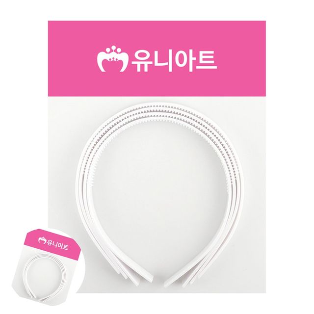 헤어밴드풍선 캐릭터풍선 머리띠 흰색