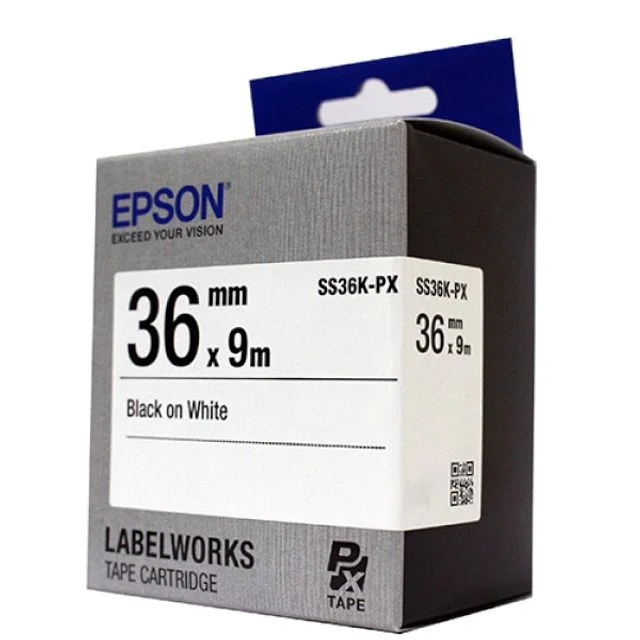 EPSON 라벨프린터리본 SS36K 백색 흑문자 대용량 호환 소모품