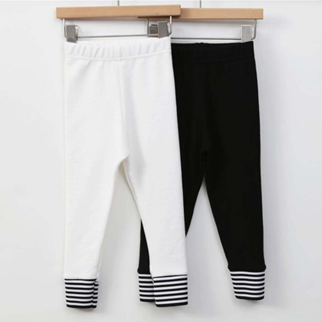 유아동복 후드티와 잘어울리는 밑단 라인 레깅스