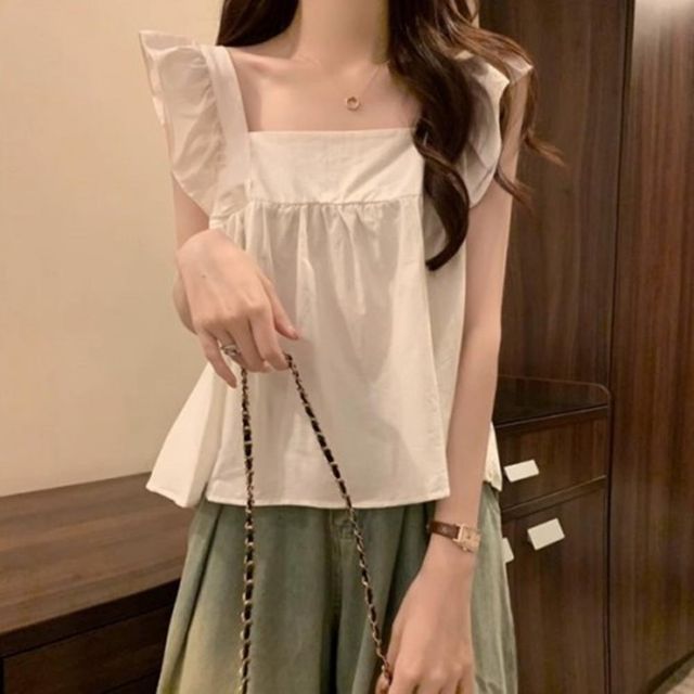 신상 편안한 레이스 여성블라우스 겨울 정장블라우스