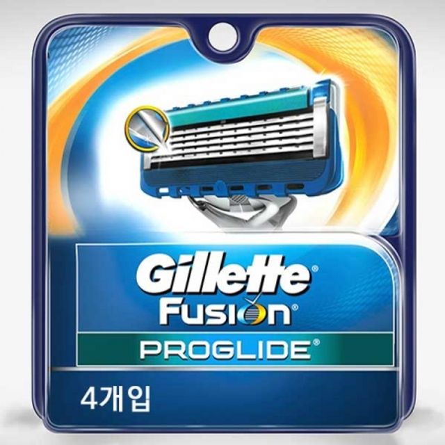 질레트 플렉스볼 프로글라이드 5중날 면도날 4입