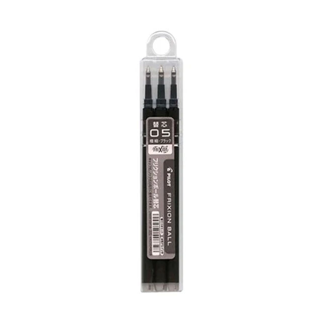 혜명몰 빠이롯트)지워지는프릭션볼펜리필(0.5mm/LFBKRF30EF/흑색/3개입) 일본볼펜 지우개볼펜 필기볼펜 지