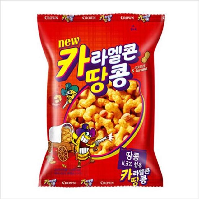 카라멜콘 땅콩 72g