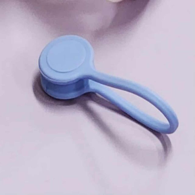 실리콘 타이 105MM 자석선정리 자석스트랩