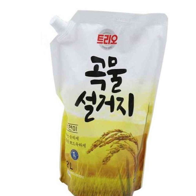 곡물설거지 주방세제 1.2L 리필 주방세제리필 주방용세제