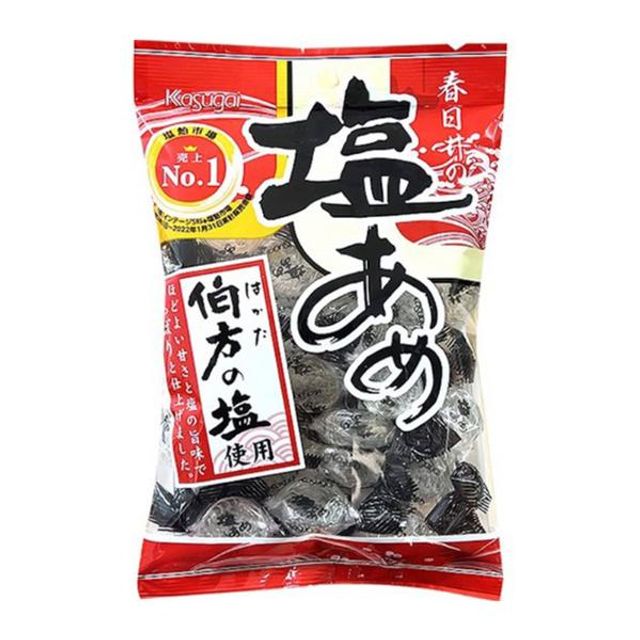 카슈가이 소금 사탕 시오아메 140g - 단짠 매력 사탕