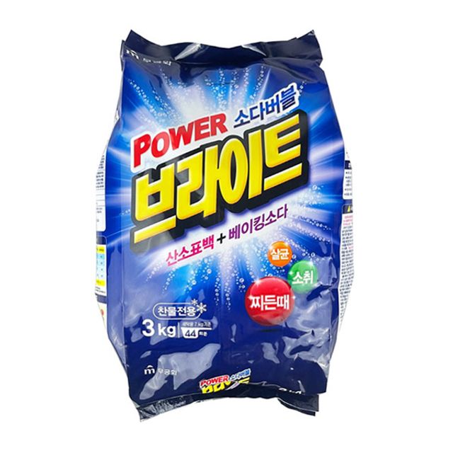 샤인빈 파워소다버블 3kg 세탁세제 - 효율적인 빨래 해결