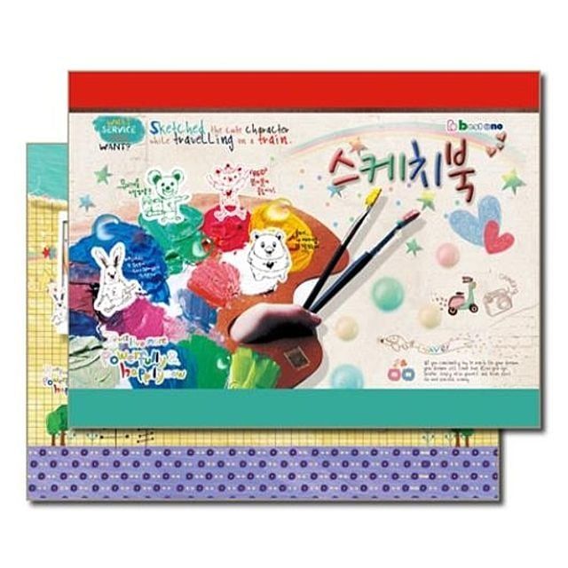 초등학생용 2500번 스케치북 20매 세트 종이 그리기 노트