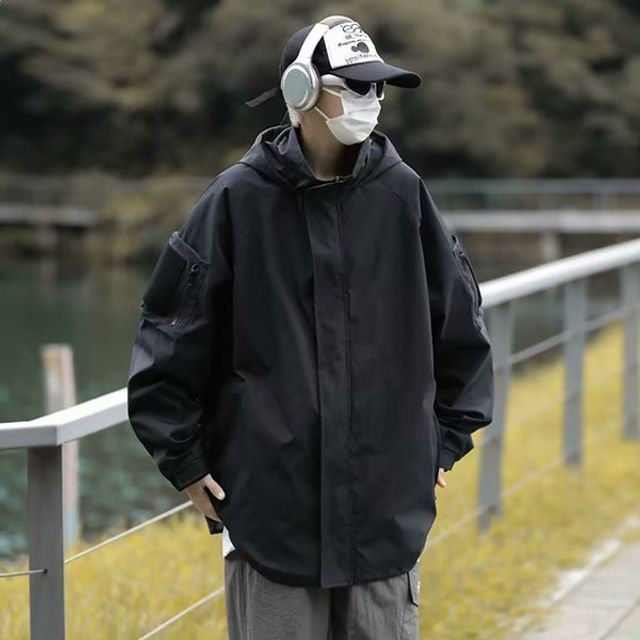 바람막이 자켓 남성 베이직