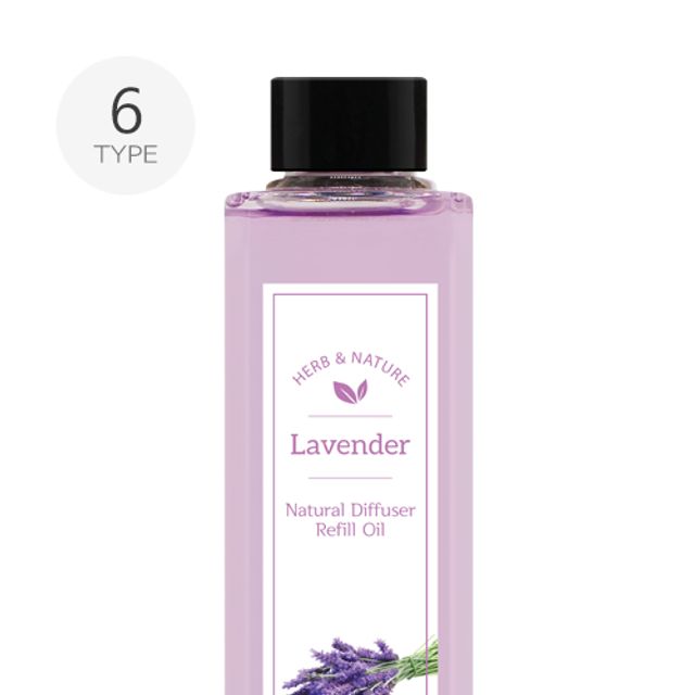 더허브샵 천연 디퓨져 리필오일 120ml (6종)