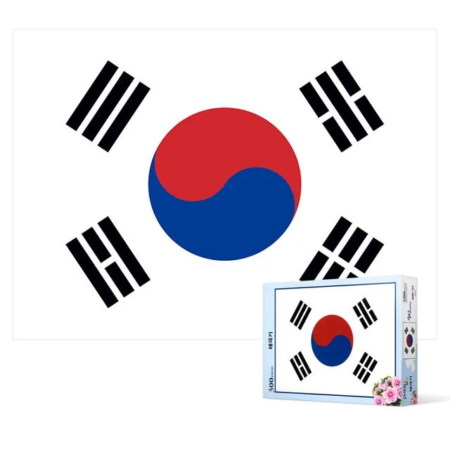 300피스 직소퍼즐 - 태극기 (큰조각)