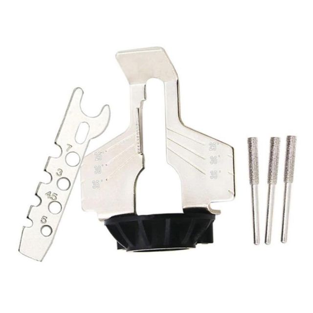드릴에 끼워 사용하는 톱 샤프너 연마기