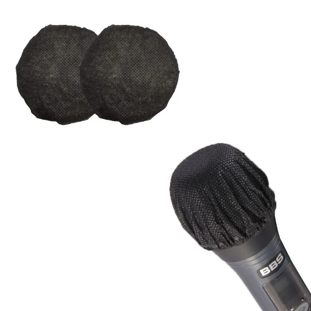 블랙 위생 마이크커버 일회용 덮개 2개입 10Set