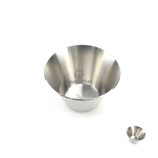 팥빙수그릇 과일컵 스텐 샤틴 빙수볼 12.5cm