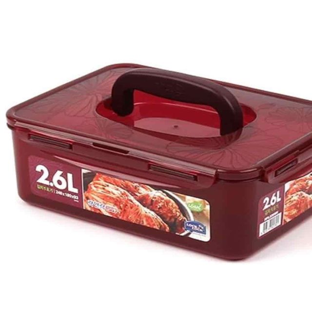 김치통 2.6L 전자렌지용기 보관용기 냉동용기 밀폐용기