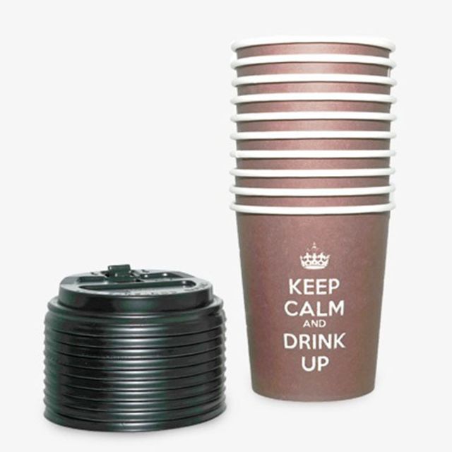 테이크아웃 종이컵 일회용종이컵 뚜껑세트 300ml 20p