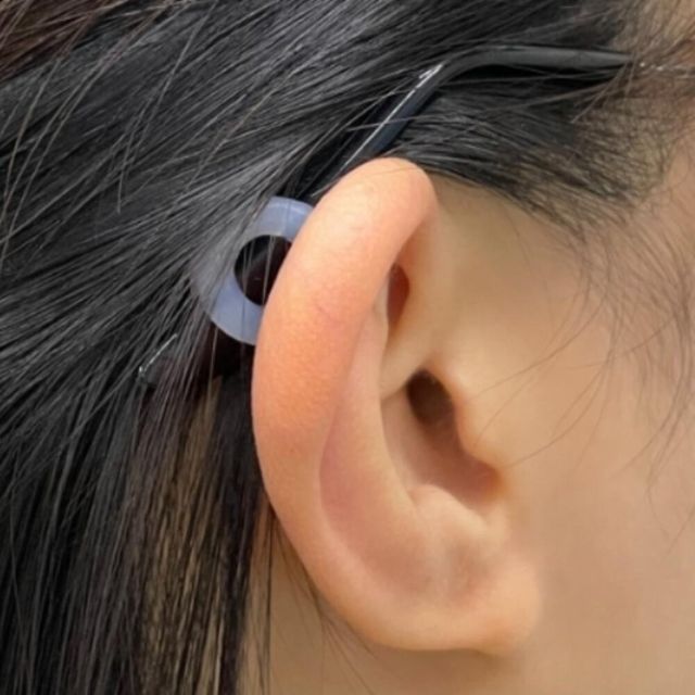 안경 귀받침 투명 2P 패드 흘러내림방지 귀통증 어린이 고리
