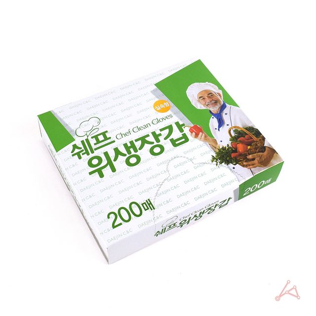 비닐장갑 일회용 위생장갑 200매
