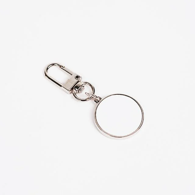 주문제작 전사인쇄 원형 포토 키링 DD-09911