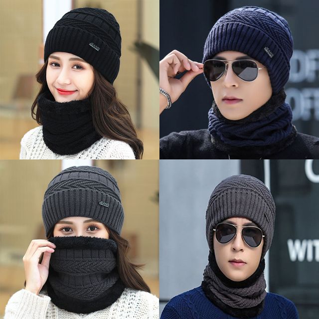 비니모자 겨울비니 모자 세트 남성비니 골지비니