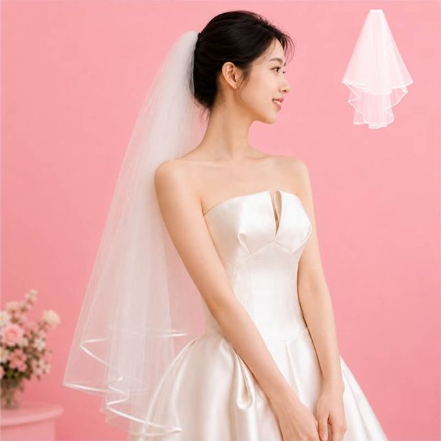 신부베일 화이트 웨딩소품 스냅촬영 필수템