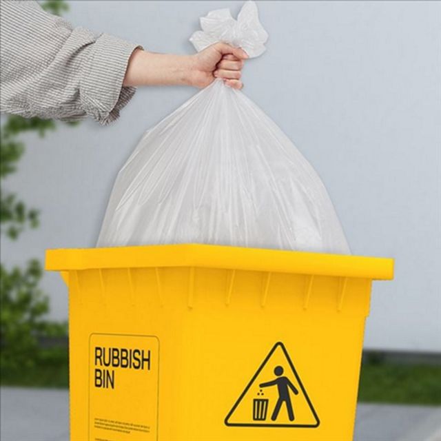 백색 배접 봉투대 분리수거 재활용 튼튼한 가정용 대용량 40매