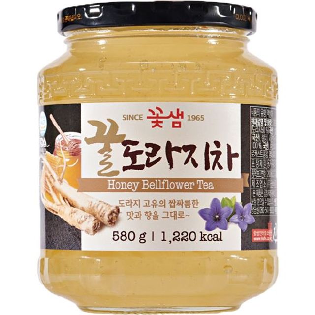 꽃샘 꿀도라지차 580g GWM 전통 차류 건강 음료