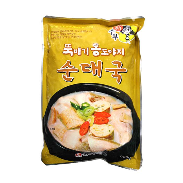 통도야지 순대국 600g - 진한 국물 맛의 냉동 간편식