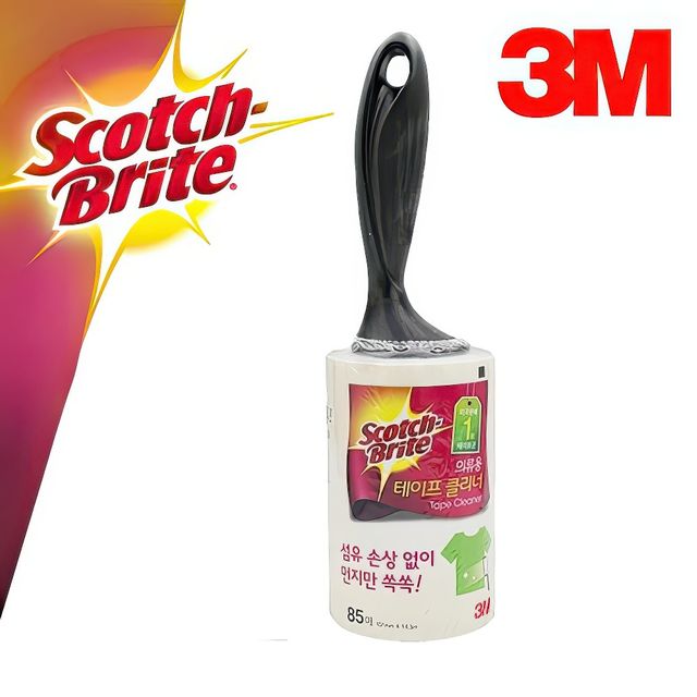 3M 의류전용 먼지 털 제거 테이프 롤 클리너 본품1 크리너