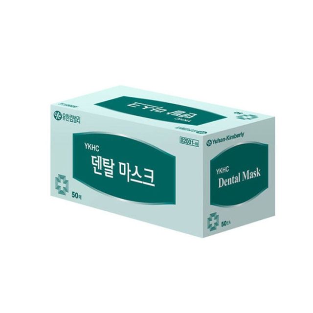 회색 일회용마스크 덴탈마스크 대형 50매 1개 먼지차단