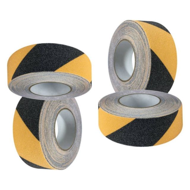 실외용 논슬립 황흑사선 50mm 마찰테이프 미끄럼방지논슬립 경사로미끄럼방지