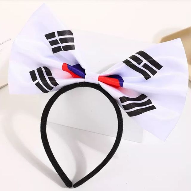 태극기 머리띠 파티머리띠 체육대회 응원머리띠 행사머리띠