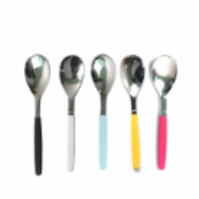 컬러 어린이스푼 어린이집준비물 유아용수저