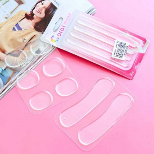 하이힐 뒤꿈치 실리콘 쿠션 패드 발 아픔 완화 운동화 뒷굽 수선용