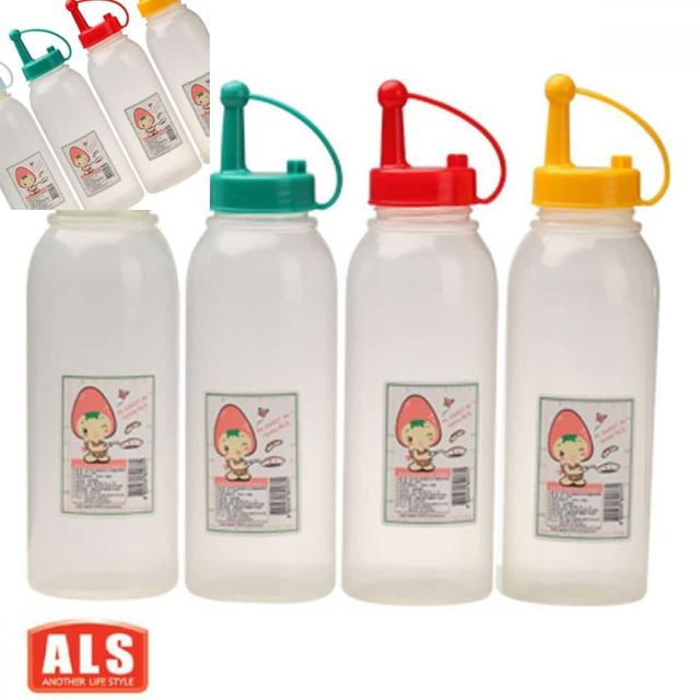 원타임 케찹병 겨자병 식초병 특대형 670ml 겨자통 양념통 간장통 간장병
