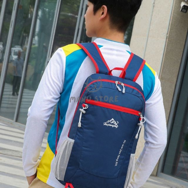 등산가방 아웃도어폴딩백 폴딩 백팩 네이비