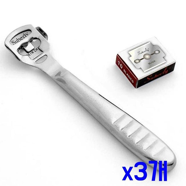TBZ 발 각질케어 올 스텐 위생 콘커터 x3개